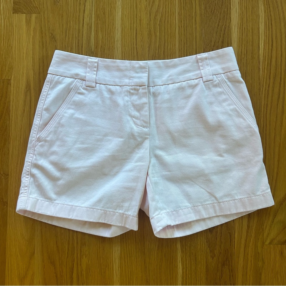 J. CREW | Chino Shorts City Fit Light Pink Classic Twill